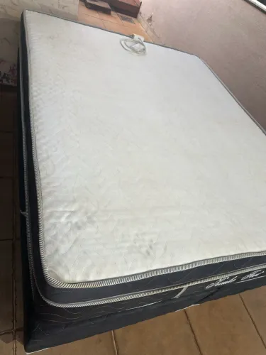 Cama Box Queen Size Kenko Fort Colchão Magnético 