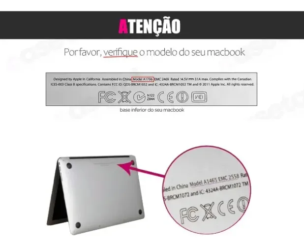 Capa Protetora NoteBook Apple MacBook Air 2022 de 13' Hard Case Compatível A2681 / A3113