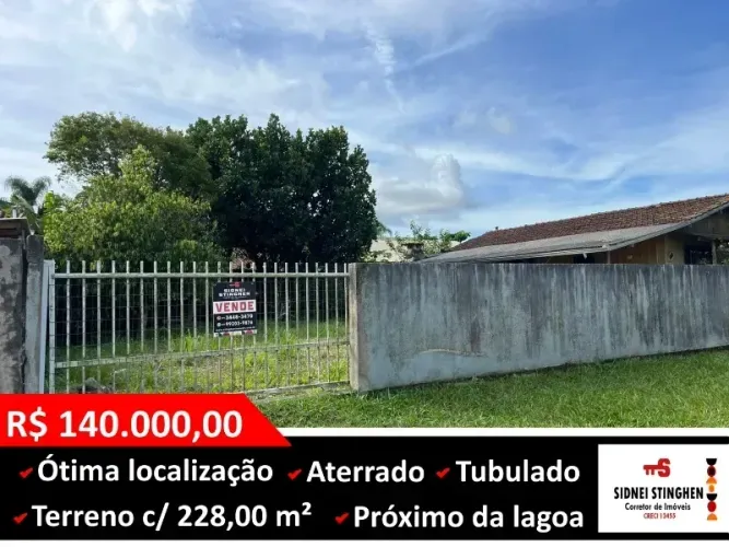 Terreno na praia, pronto para construir. Confira!