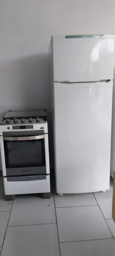 Kit geladeira duplex + fogão automático imperdivel ENTREGO