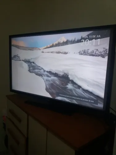 TV LED 46 POLEGADAS SAMSUNG (NÃO É SMART) MOD UN46FH5205G - EM PERFEITO ESTADO