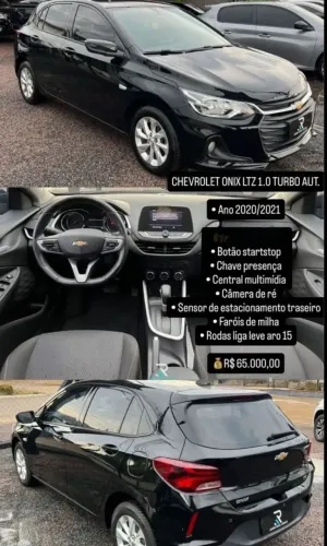 Chevrolet Onix Hatch LTZ 1.0 12V TB Flex Aut. 5P 2021