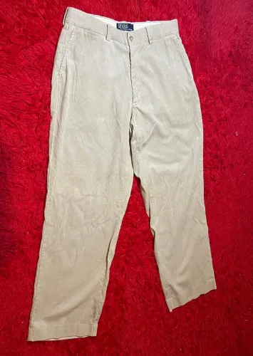 calça ralph lauren veludo cotelê