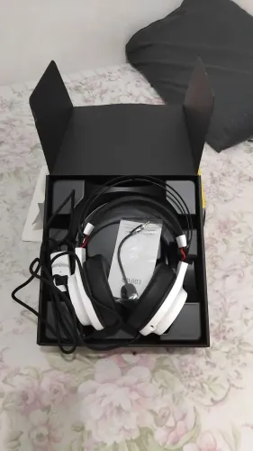 headset gamer edifier hecate g4te branco com fio usb Ps4 Xbox PC