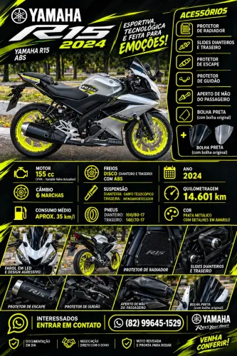 R15 ABS Yamaha 2024