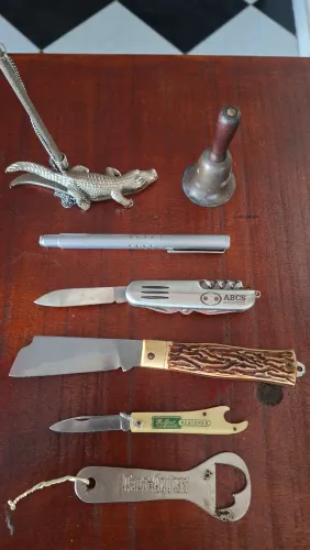 Lote objetos antigos 