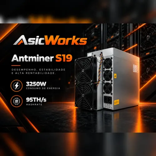 3 UNIDADES Antminer S19 95TH/s