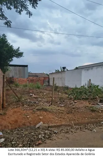 Leia a descrição: Lote 366,30m² (Asfalto e Agua) Setor dos Estados