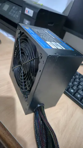 Fonte PC ATX Bluecase 500w 80 plus bronze estado de nova