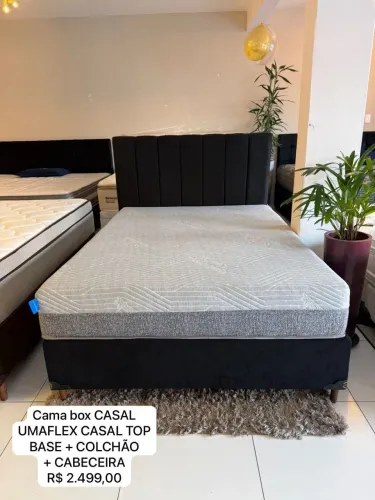 Cama Box Casal UMAFLEX CASAL TOP NOVO - ENTREGO