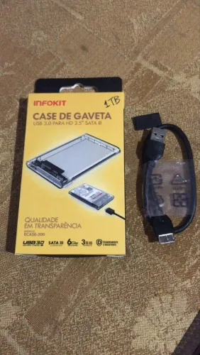 HD Externo INFOKIT 1TB USB 3.0 *PROMOÇÃO... 