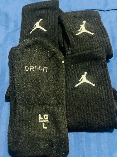2 PARES DE MEIAS JORDAN DRI-FIT ORIGINAL G