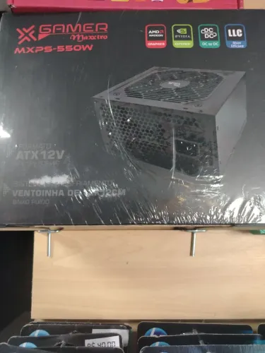 Fonte Gamer Maxxtro 550W MXPS-550W - Nova Lacrada Na Caixa
