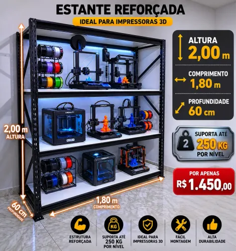 Mini porta pallet ideal para impressoras 3D