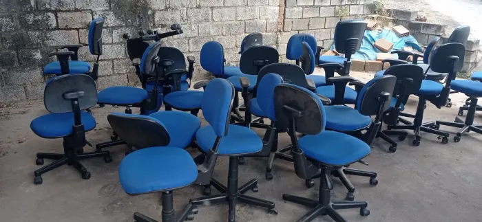 Cadeira giratória escritório 