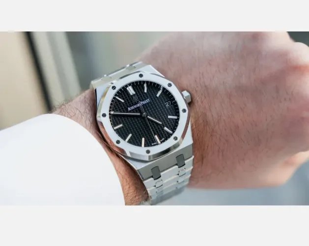 Audemars Piguet Royal Oak 41MM aço de corda automática - 15500ST.OO.1220ST.03