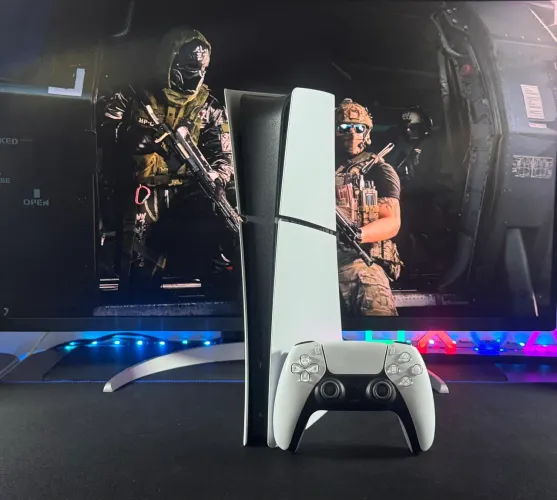 PS5 SLIM + CONTROLE | IMPECÁVEL + GARANTIA