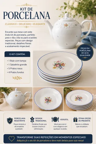 Kit de porcelana 