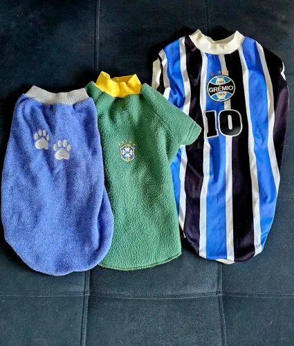 Roupas tamanho 4 e GG para cães 