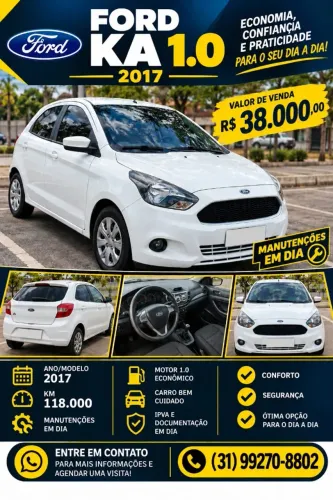 Ford KA 1.0 Se/se Plus Tivct Flex 5P 2018