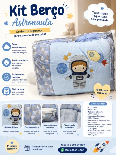 Kit berço menino