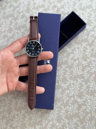 Relógio Geneva pulseira em couro