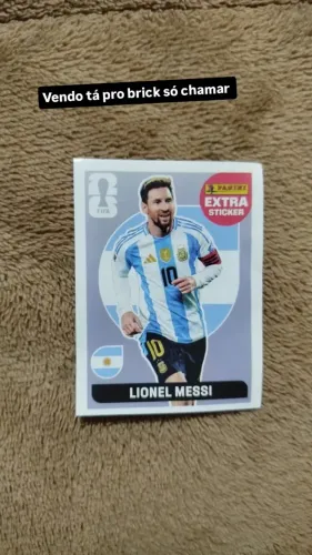 Figurinha legendária Messi prata