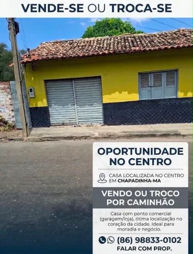 Vendo casa no Centro de Chapadinha MÁ