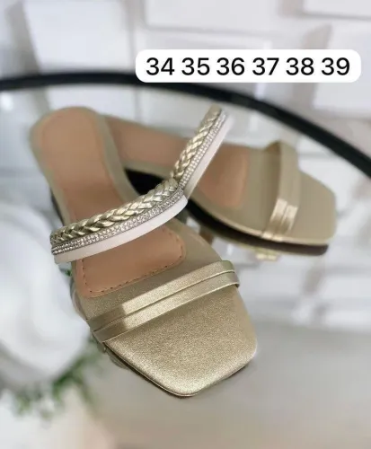 Flat Square Metalic Braid