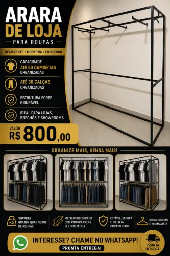 Prateleira para loja