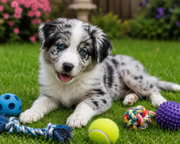 Filhotes De Border Collie 12x no Cartão 
