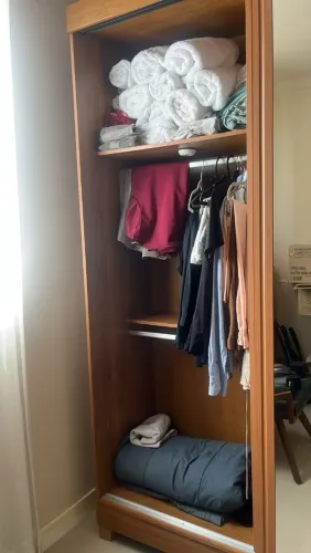 Guarda roupa porta de correr, 100% MDF,