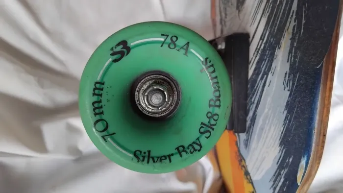 Skate Silverbay Semi Long, Rodas SK8 Boards 78A 70mm, 0,86 Comprimento, 0,26 Largura