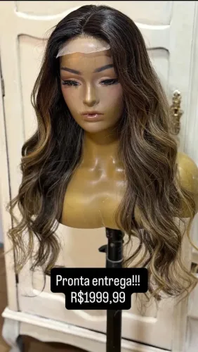 Peruca Lace Cabelo Humano