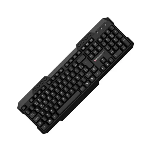 Teclado com Fio Kross USB Multimídia ABNT2 Preto KE-K106V3