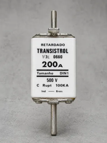 Fusível NH DIN1 200A 500V Transistrol Retardado - Novo