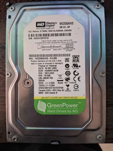 hd interno 230gb western digital