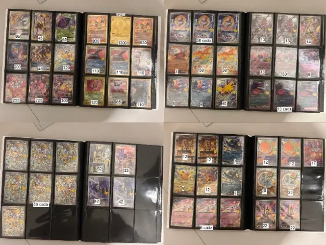 Coleção 30 anos e herois excelsos - Charizard,pikachu, gempacks, box chinesas, escuridao