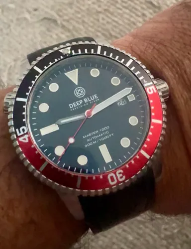 Relógio Deep Blue Master 1000 automático