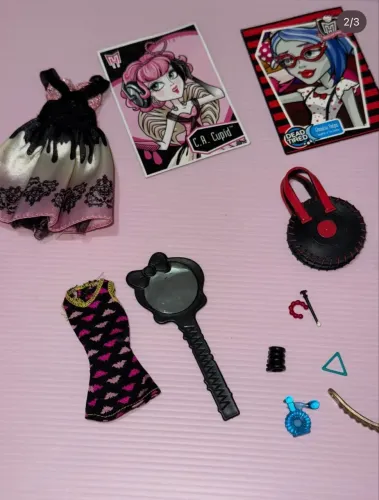 Acessórios de Monster High (ler a descrição)