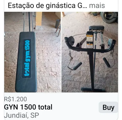 Vendo aparelho Ginástica