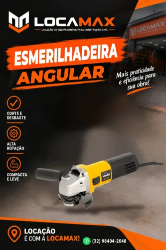 Aluguel de esmerilhadeira