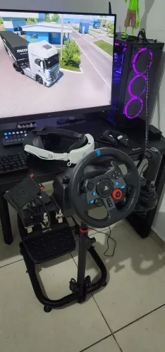 Volante G29 + Suporte + Câmbio + Manopla Scania
