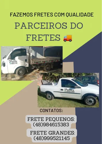 Fazemos fretes / Parceiros do Frete *