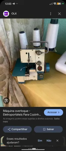 Máquina Overlock Antiga