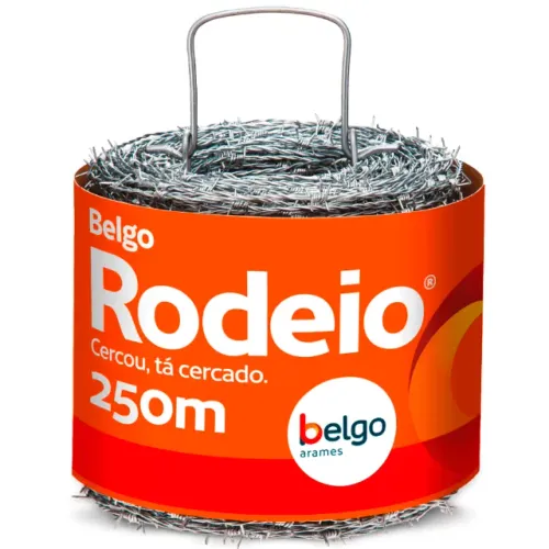 Arame Farpado Belgo Rodeio - Rolo com 250 metros