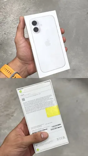 iPhone 16 Branco 256gb Lacrado 1 ano de garantia Apple 