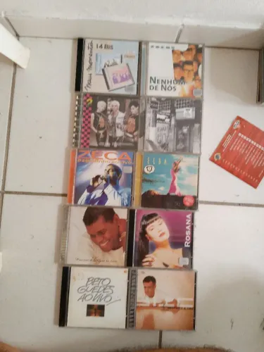 CD original de artistas nacionais cantores