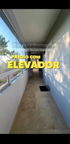 Apto Ribeirão da ilha. 2 Dorm, 2 banheiros, elevador.