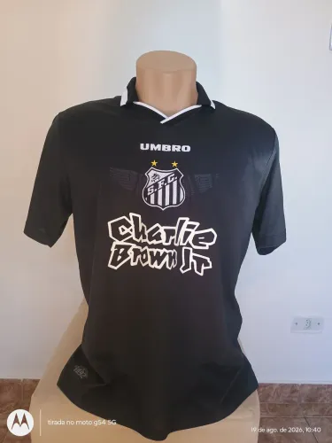 Camisa Santos Charlie Brown Jr Original medidas 72x56 Tam M